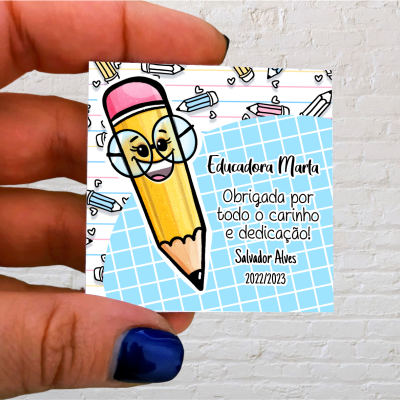 Íman em Cerâmica  Obrigada por todo o carinho e dedicação!"