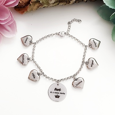 Pulseira "Avó és a nossa rainha" 👑