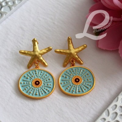 Brincos Dourados Estrela
