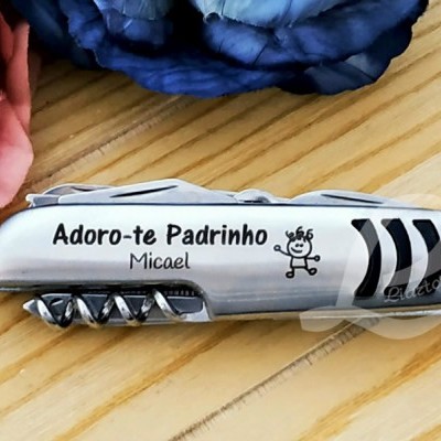 Canivete multifunções "Adoro-te Padrinho"