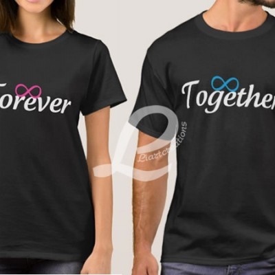 T-shirt  Namorados Forever Together