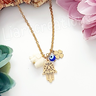 Fio corrente mão hamsa