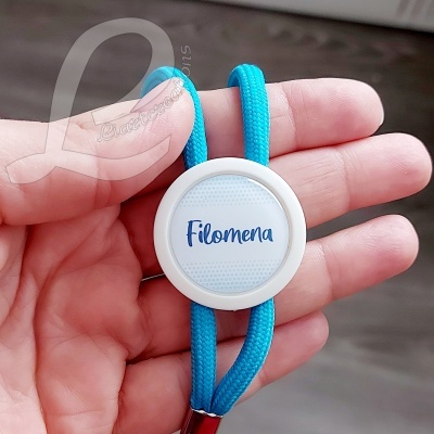 Fita de pescoço personalizada com nome