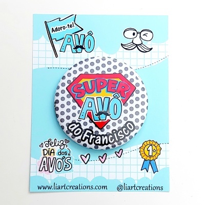 Iman personalizado "Super Avô"
