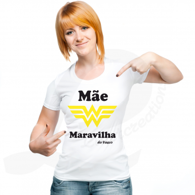 T-shirt ou Sweat  "Mãe Maravilha"
