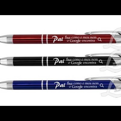 Caneta Touch Personalizada "Pai fixe como o meu nem o Google encontra"