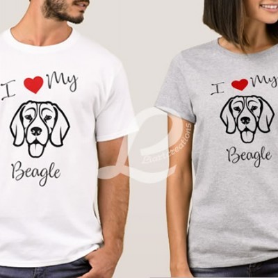 T-shirt I love my Beagle