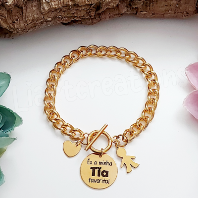 Pulseira "És a minha Tia favorita!"