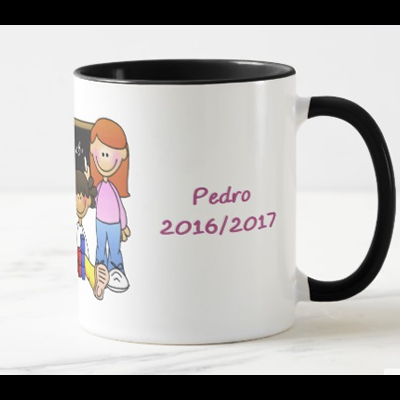 Caneca Professora obrigado pelo carinho, paciência e dedicação.