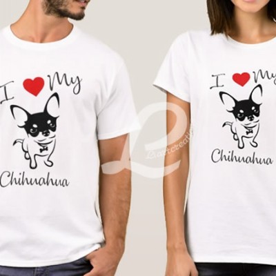 T-shirt I love my Chihuahua