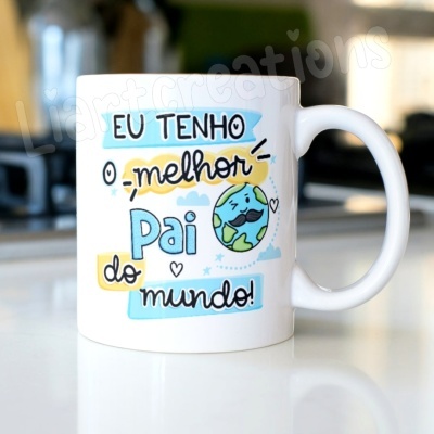Caneca Eu Tenho o Melhor Pai do Mundo