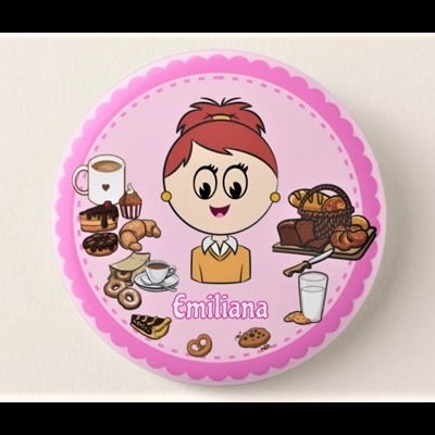 Crachá Empregado/a Pastelaria