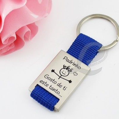 Porta-Chaves "Padrinho, gosto de ti este tanto" - Versão Menino