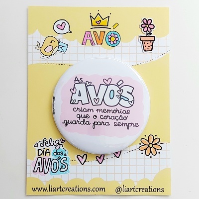 Iman personalizado "As avós criam memórias que o coração guarda para sempre" Iman personalizado "As avós criam memórias que o coração guarda para sempre"