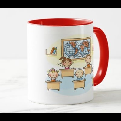 Caneca "Obrigado Professor, por nos ensinares com toda a paciência e dedicação.