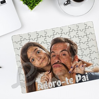 Puzzle Personalizado com fotografia e mensagem a gosto Puzzle Personalizado com fotografia e mensagem a gosto