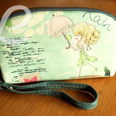 Bolsa de Mão Verde com Alça