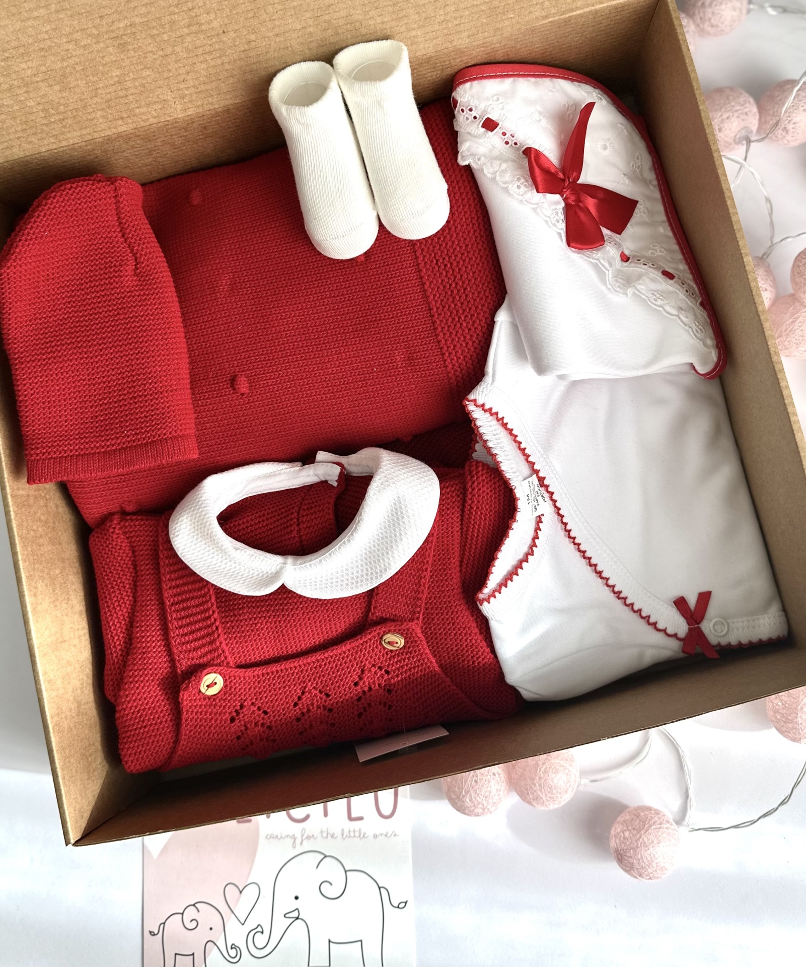 Conjunto Babybox Licilu Vermelho Conjunto Babybox Licilu Vermelho