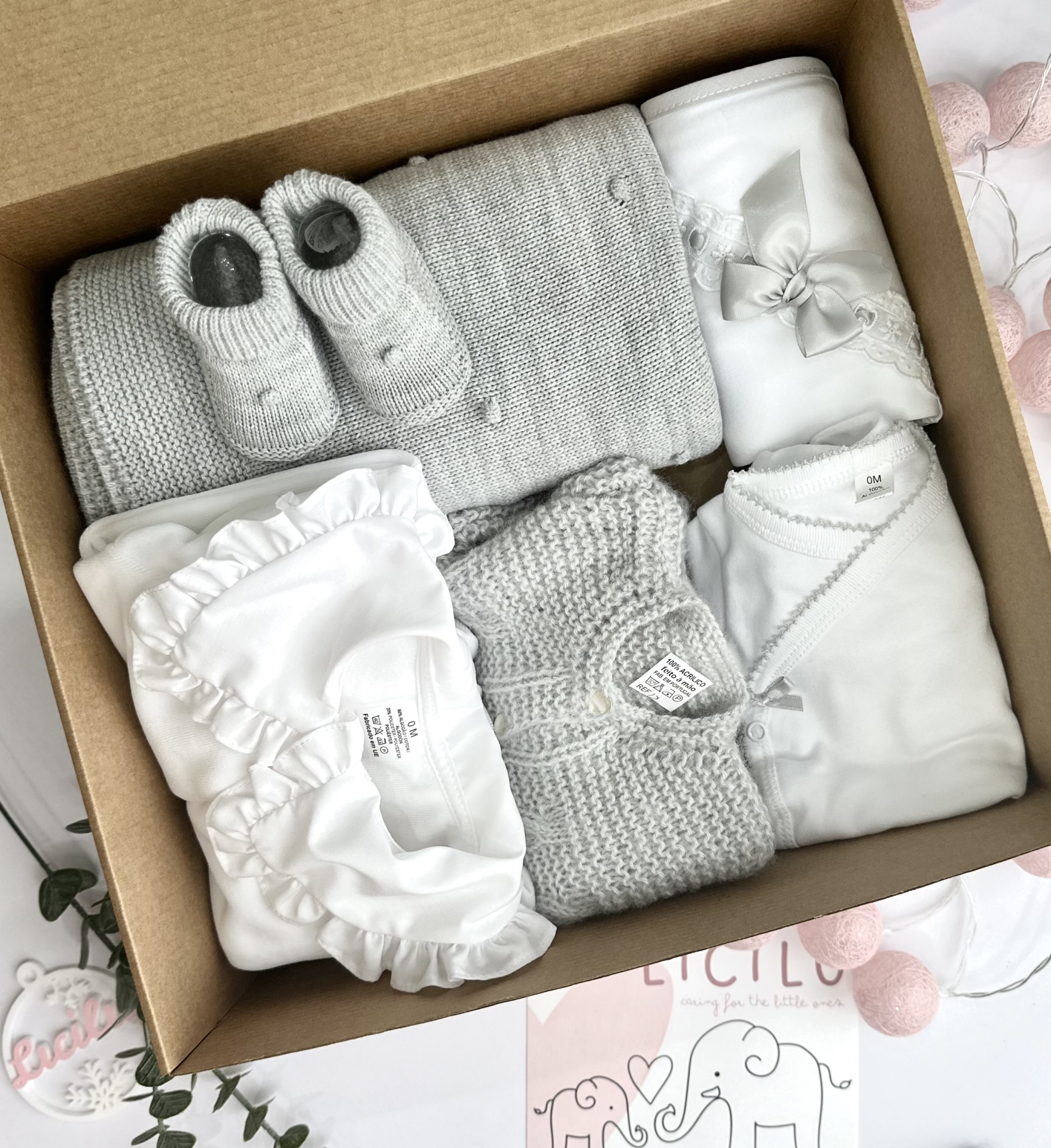 Conjunto Babybox Licilu Cinzento Conjunto Babybox Licilu Cinzento