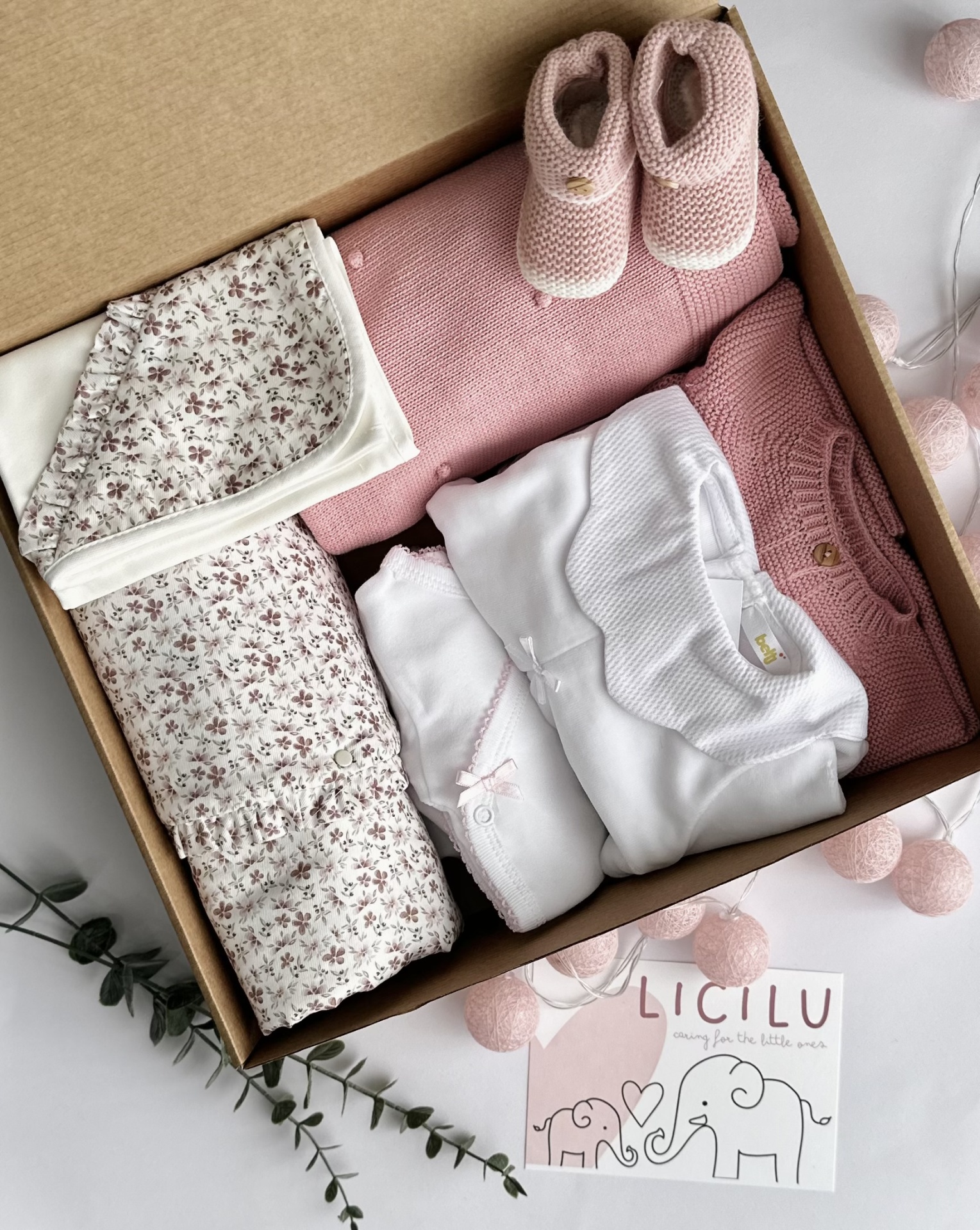 Conjunto Babybox Licilu Rosa Velho Conjunto Babybox Licilu Rosa Velho