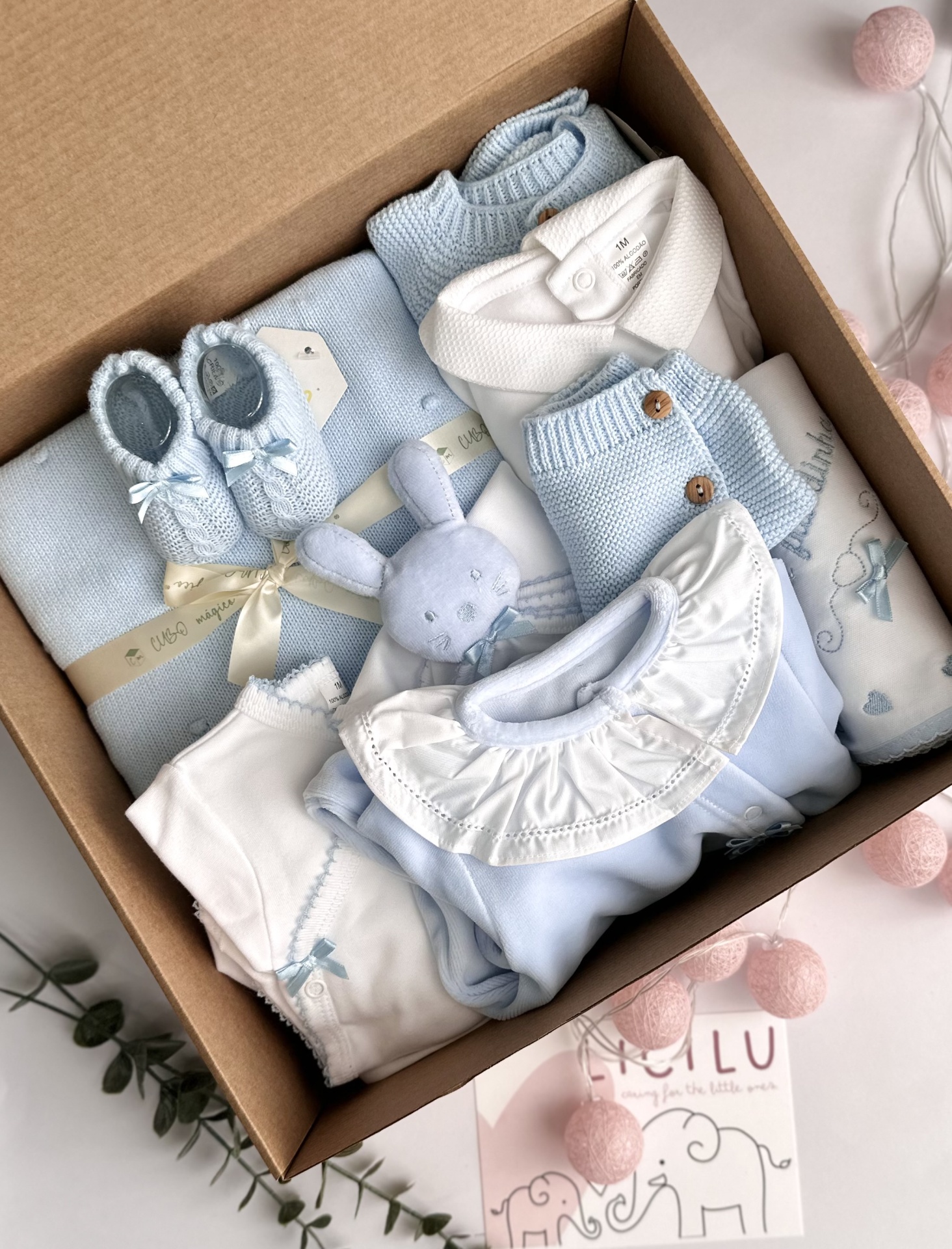 Conjunto Babybox Licilu Azul Conjunto Babybox Licilu Azul