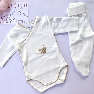 Body com calças coleção '100% bio'