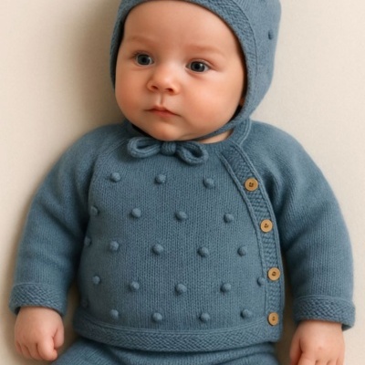 Conjunto de malha 'pompom'