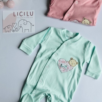 Babygrow Ursinho estrela/coração