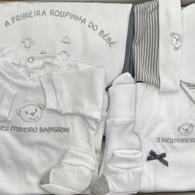 Conjunto Primeira Roupinha 'Ursinho'