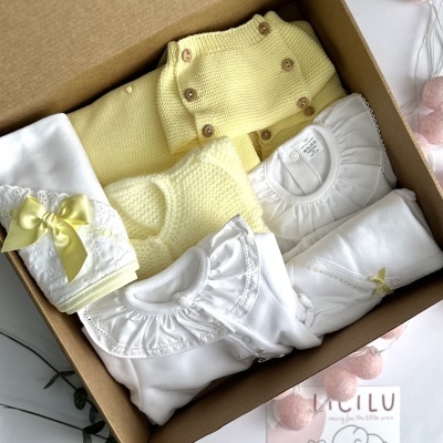 Conjunto Babybox Licilu Amarelo