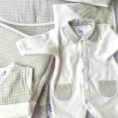 Conjunto primeira roupinha 'Chess' Conjunto primeira roupinha 'Chess'