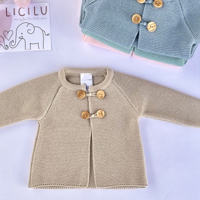 Casaco de malha ''basic'' com botões