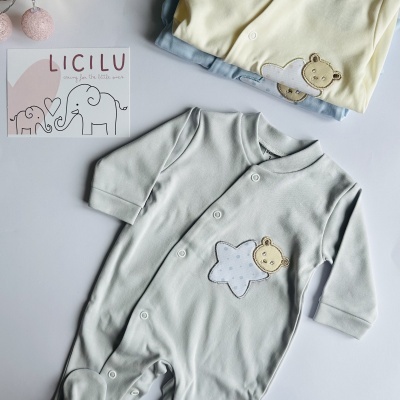 Babygrow Ursinho estrela/coração