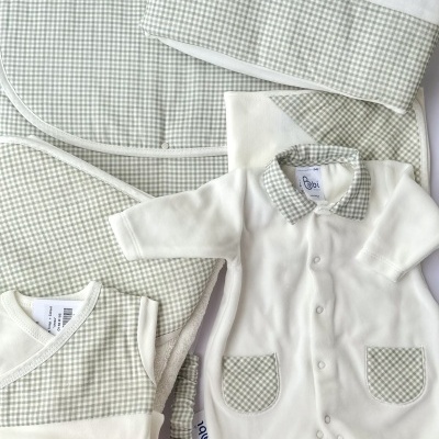 Conjunto primeira roupinha 'Chess' Conjunto primeira roupinha 'Chess'