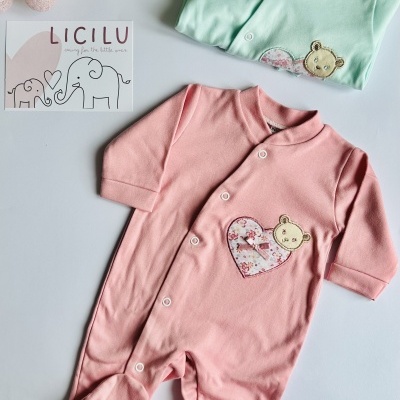 Babygrow Ursinho estrela/coração