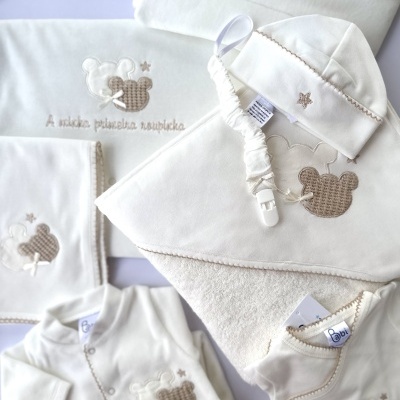 Saco primeira roupinha coleção '100% bio'
