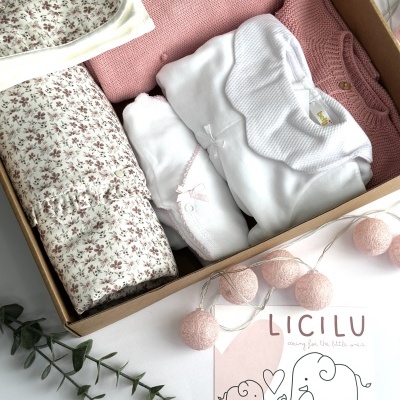 Conjunto Babybox Licilu Rosa Velho Conjunto Babybox Licilu Rosa Velho