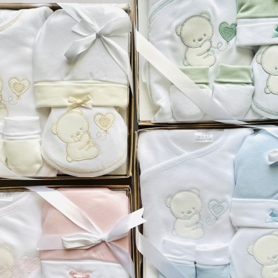 Conjunto de interiores coração/ursinho