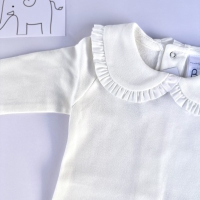 Body com gola e folho