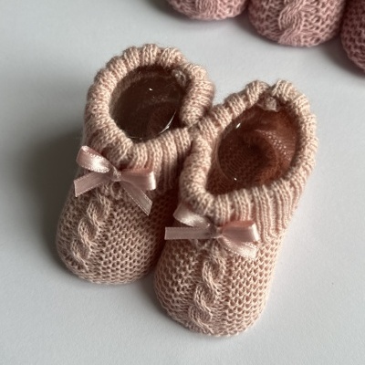 Carapins de perlé com laço frontal