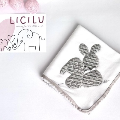 Fralda de pano coelho