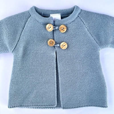 Casaco de malha ''basic'' com botões