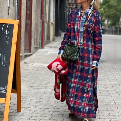 Vestido Tartan