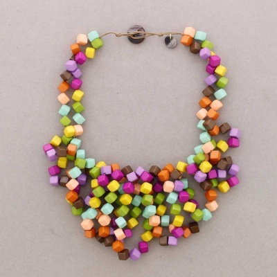 Colar Square beans multi 4