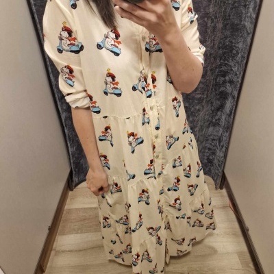 Vestido Snoopy on Vespa