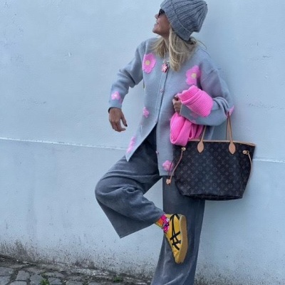 Calças Bombazine Cinza