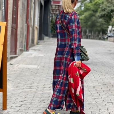 Vestido Tartan