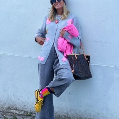 Calças Bombazine Cinza