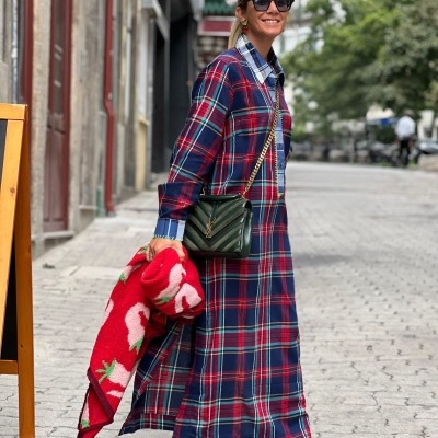 Vestido Tartan
