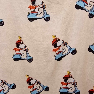 Vestido Snoopy on Vespa